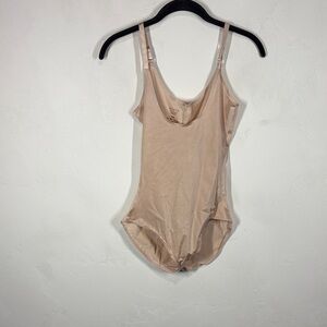 Assets by Spanx Women's Nude Bodysuit size medium